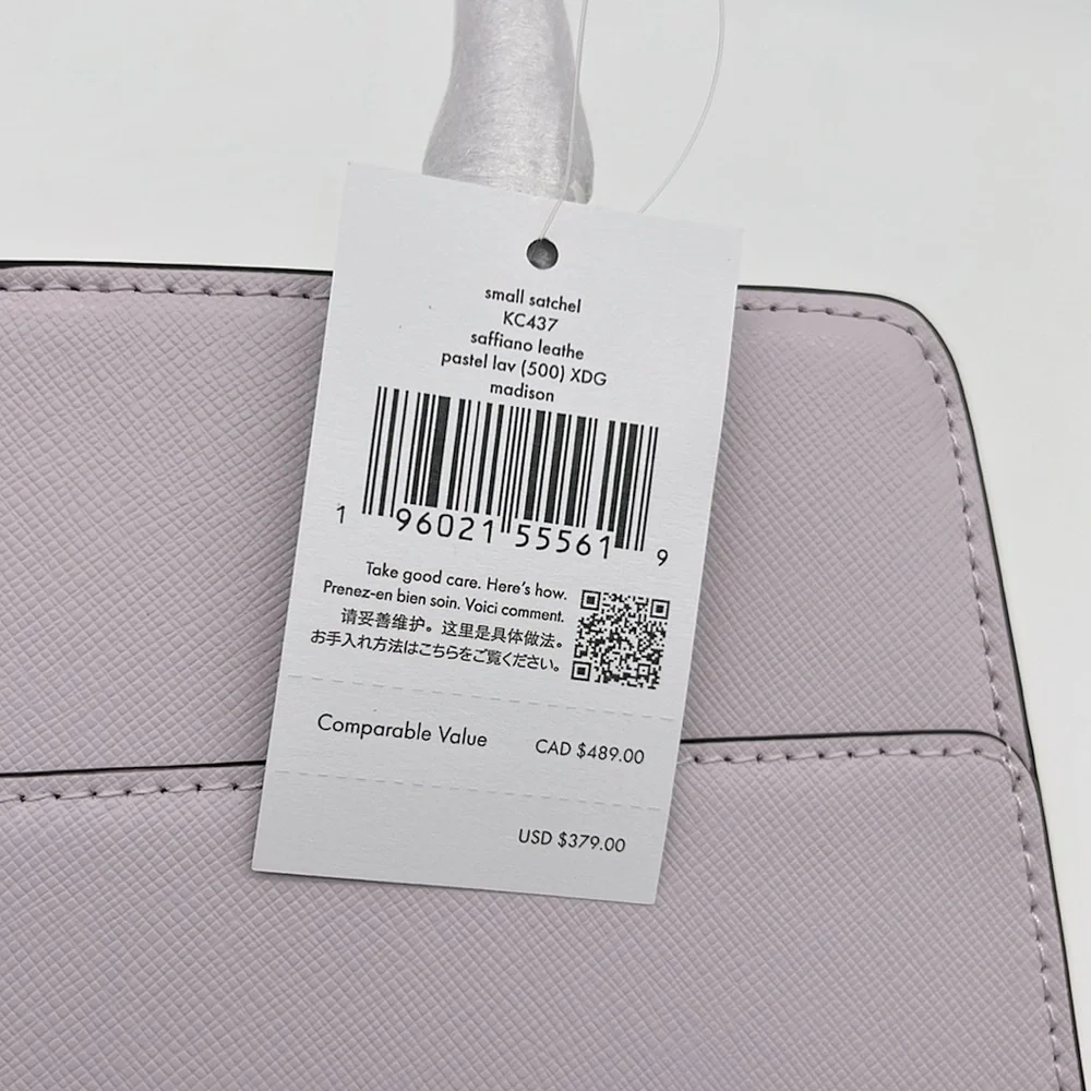 Kate Spade Madison Small Satchel Pastel Lavender
